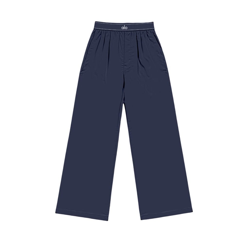 ALO YOGA-Woven Pants/Navy Blue